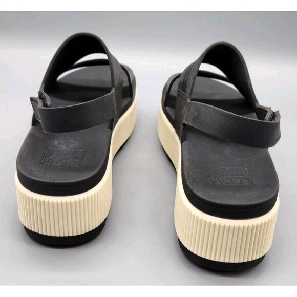 Reef Water Vista Higher Platform Sandal Black Size 8 See Photos - Picture 8 of 16